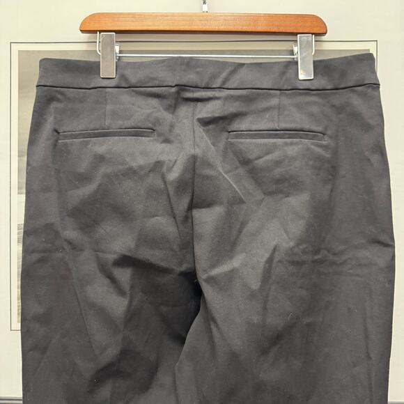 NWT J.Crew Kate Pants Black Trouser Women's 16 Work Measures 38 X 31 - Picture 8 of 10